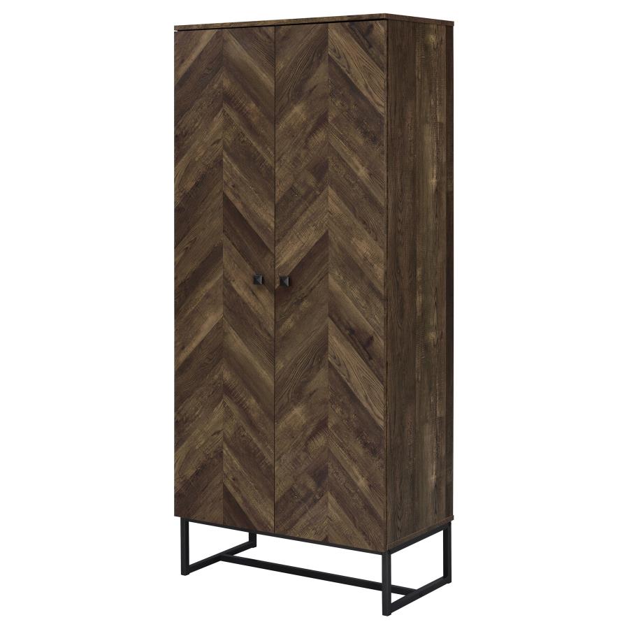 Carolyn Brown Tall Accent Cabinet - furniture place usa