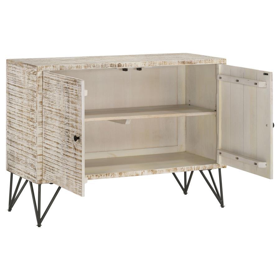 Maille Brown Accent Cabinet - furniture place usa