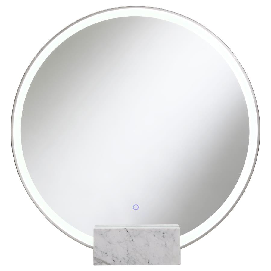 Jocelyn Silver Table Mirror - furniture place usa