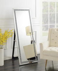 Novak Silver Standing Mirror - furniture place usa