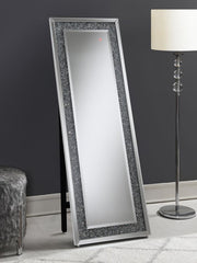 Carisi Silver Standing Mirror - furniture place usa