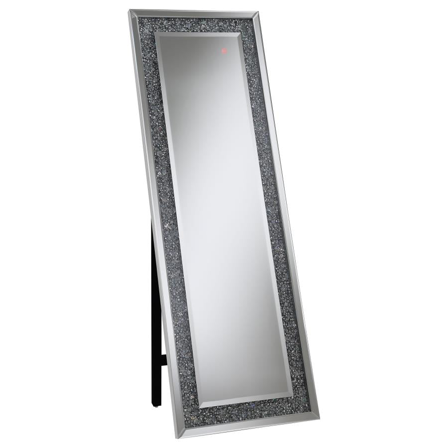 Carisi Silver Standing Mirror - furniture place usa