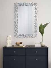 Cecily Silver Wall Mirror - furniture place usa