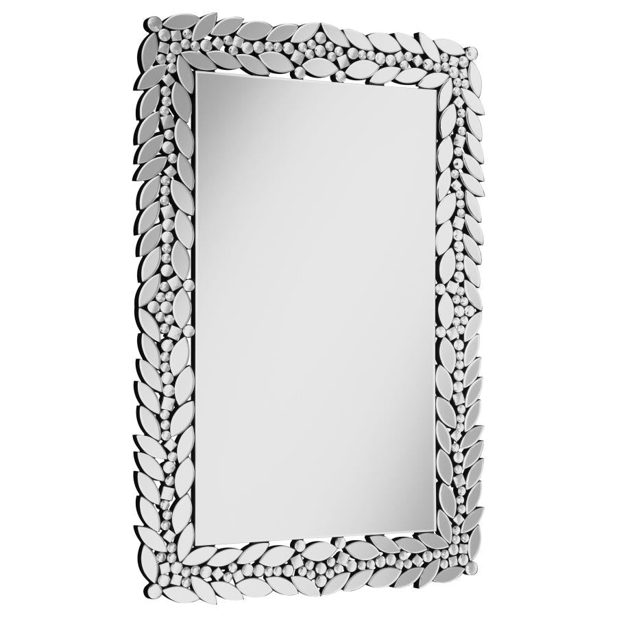 Cecily Silver Wall Mirror - furniture place usa