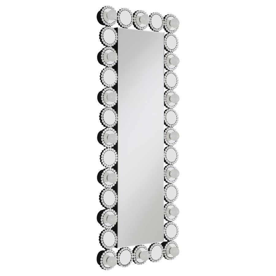 Aghes Silver Wall Mirror - furniture place usa