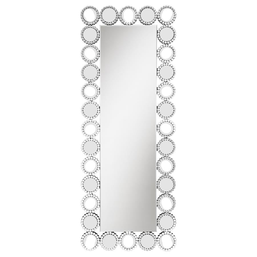 Aghes Silver Wall Mirror - furniture place usa