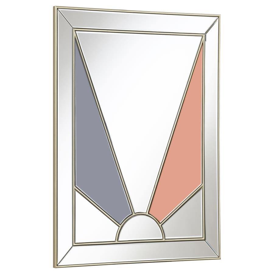 Calixte Silver Wall Mirror - furniture place usa