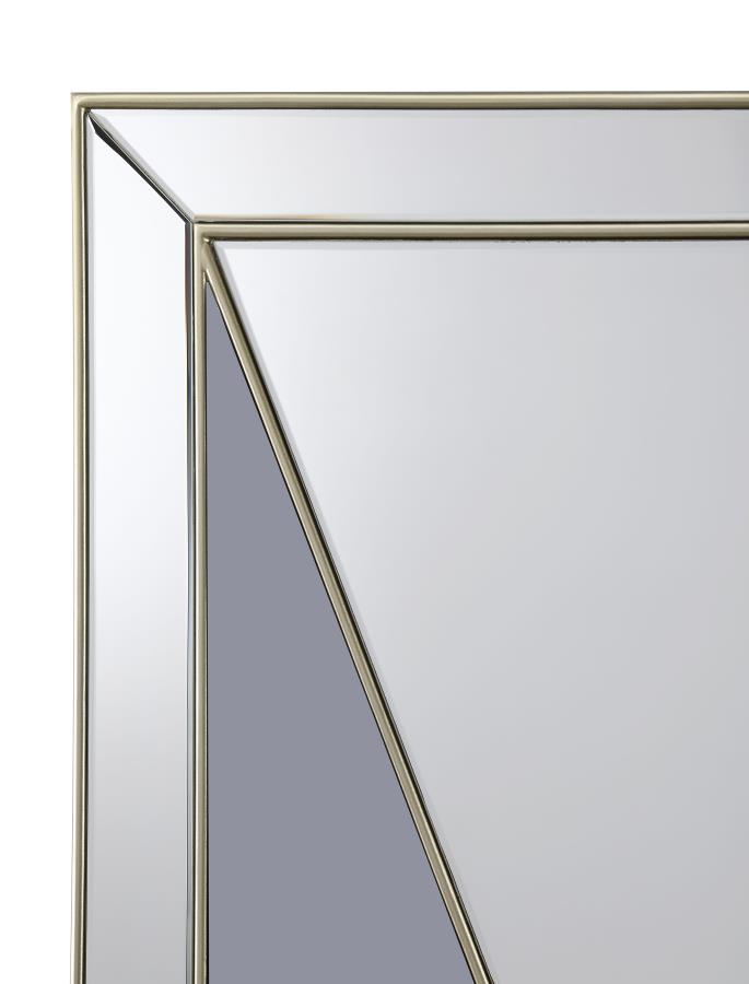 Calixte Silver Wall Mirror - furniture place usa