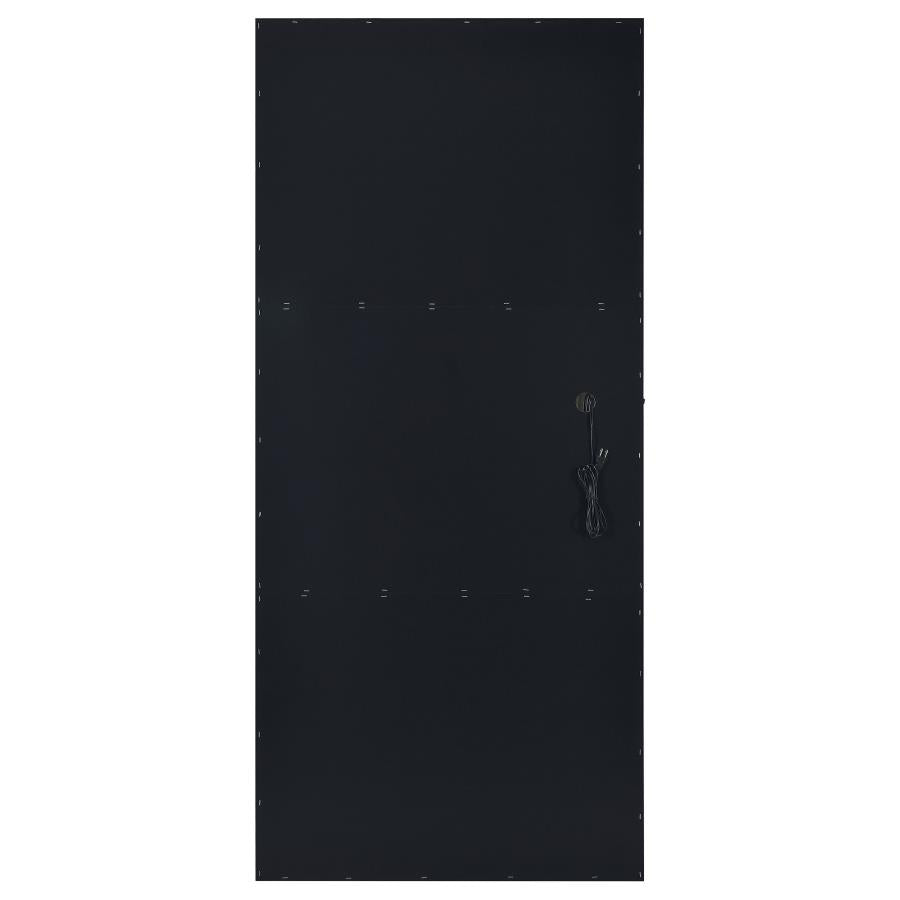 Zayan Black Floor Mirror - furniture place usa