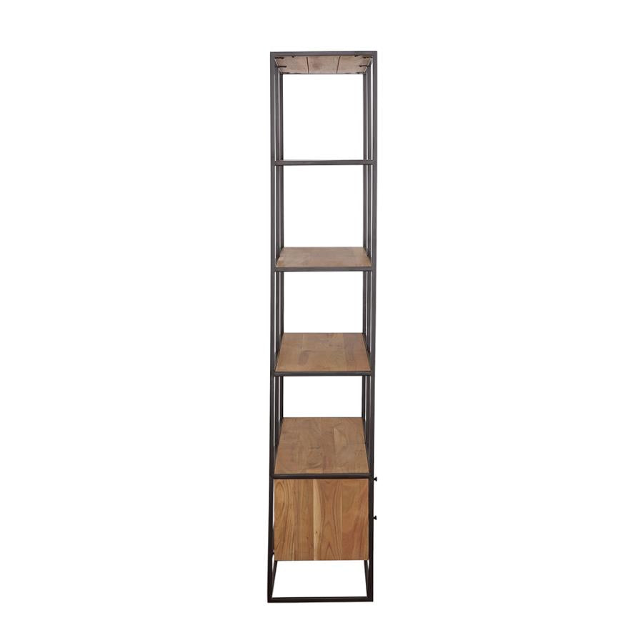 Belcroft Brown Bookcase - furniture place usa