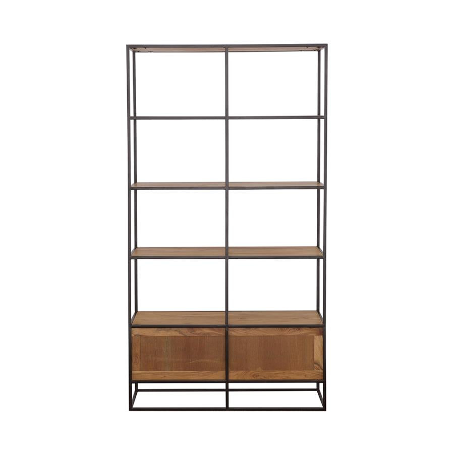 Belcroft Brown Bookcase - furniture place usa