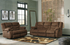 Tulen Reclining Sofa and Loveseat - furniture place usa