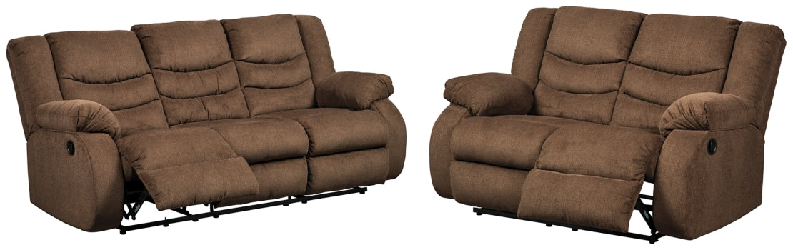 Tulen Reclining Sofa and Loveseat - furniture place usa