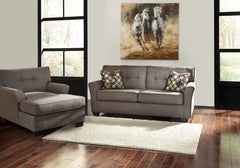 Tibbee Sofa and Chaise - furniture place usa