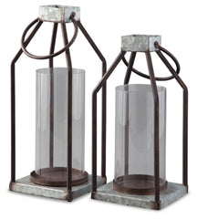 Diedrick Lantern (Set of 2) - furniture place usa