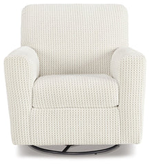 Herstow Swivel Glider Accent Chair - furniture place usa