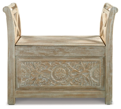 Fossil Ridge Accent Bench - furniture place usa