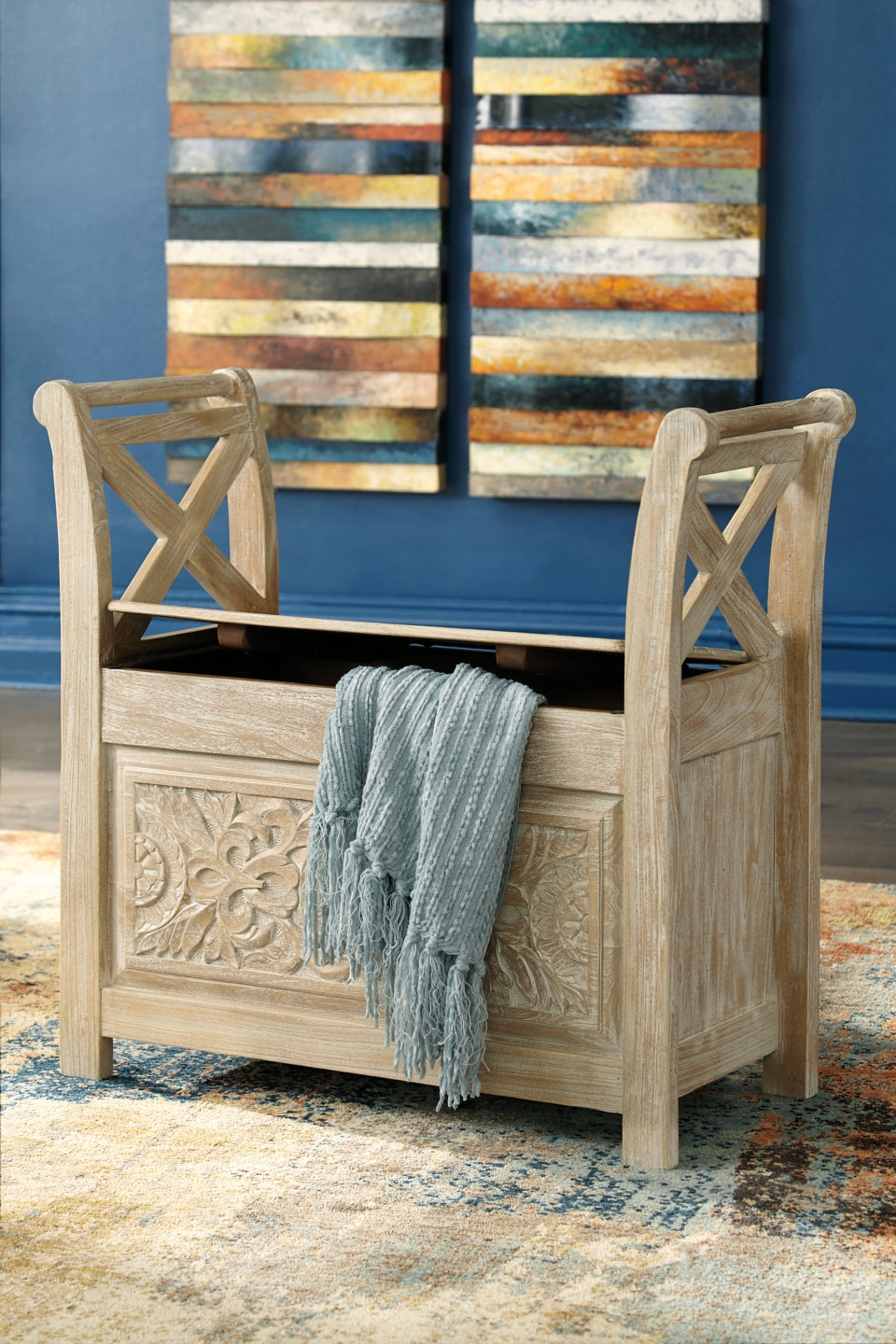 Fossil Ridge Accent Bench - furniture place usa
