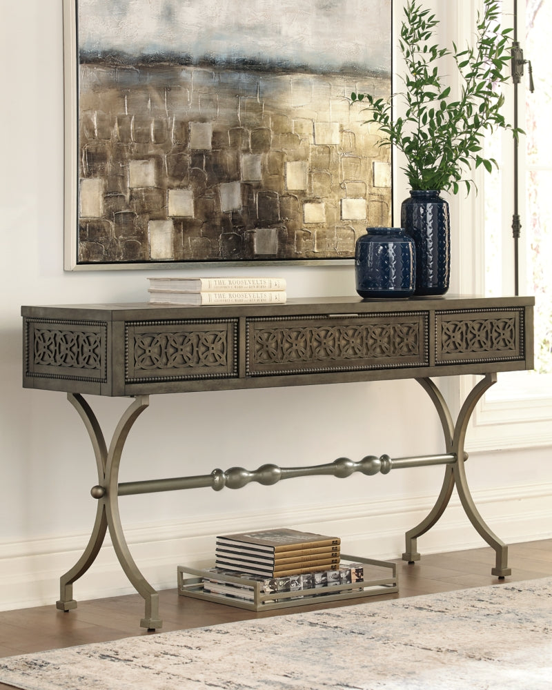 Quinnland Sofa/Console Table - furniture place usa
