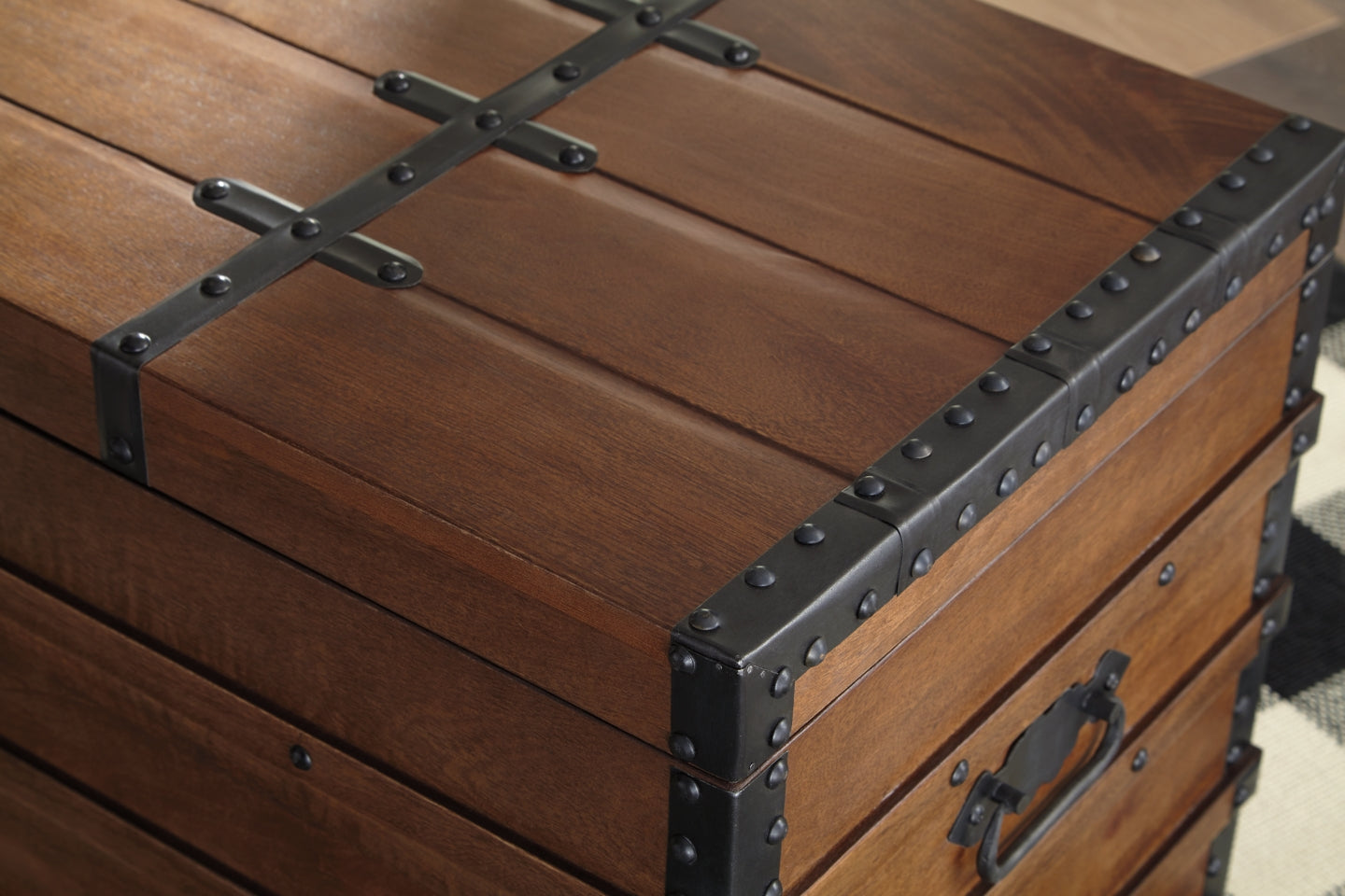 Kettleby Storage Trunk - furniture place usa
