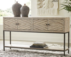 Roanley Sofa/Console Table - furniture place usa