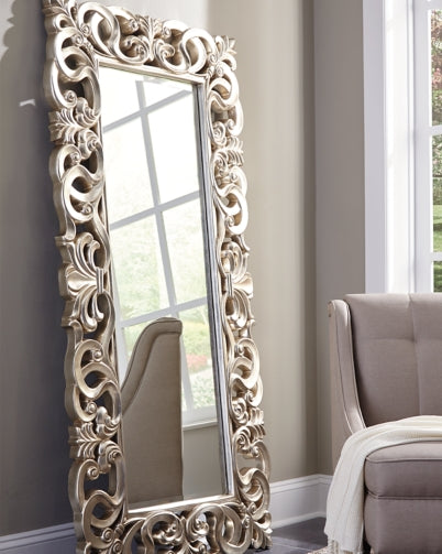 Lucia Floor Mirror - furniture place usa