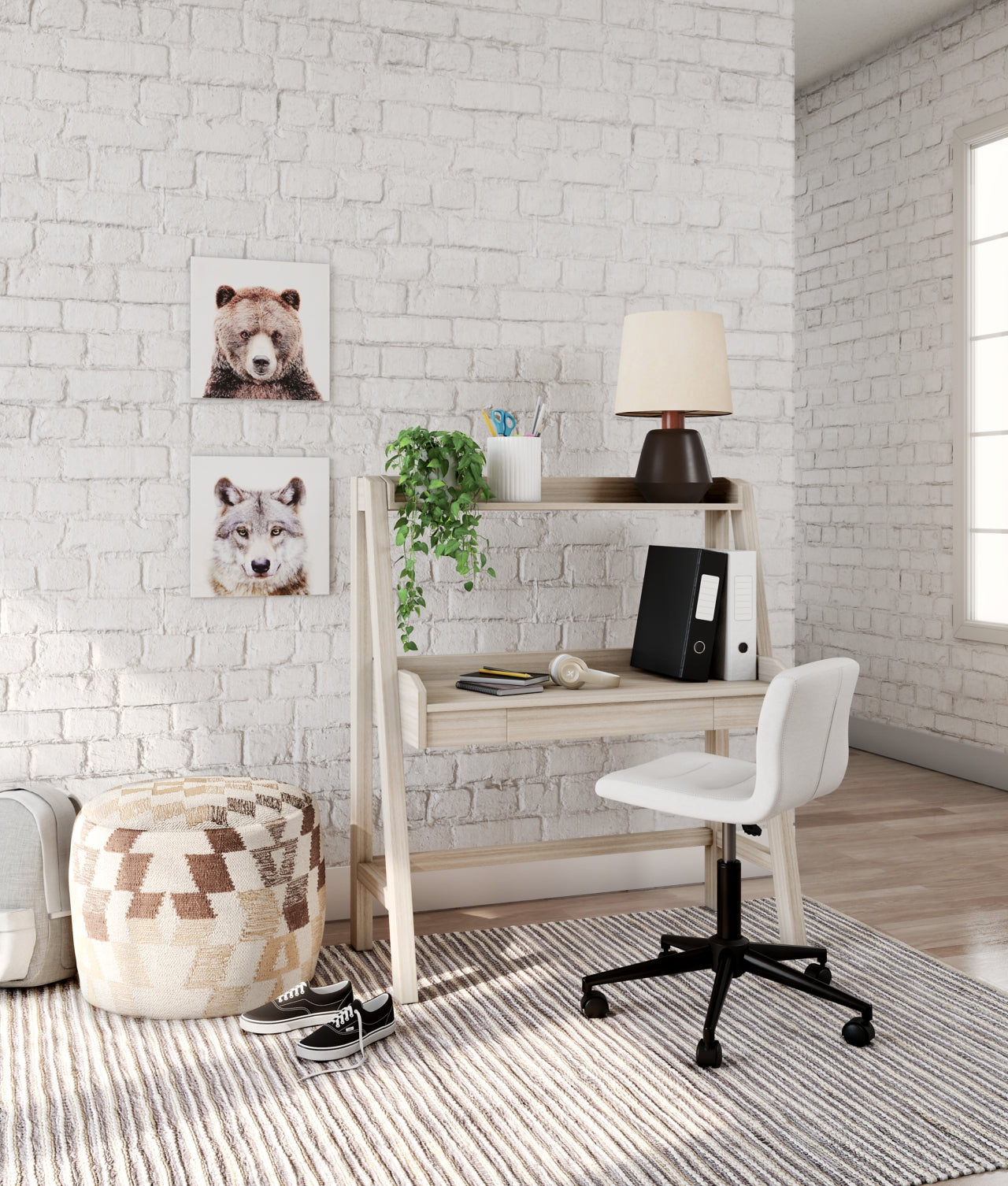 Blariden Desk with Hutch - furniture place usa