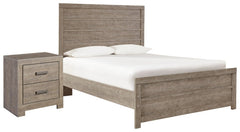 Culverbach Full Panel Bed with Nightstand - furniture place usa