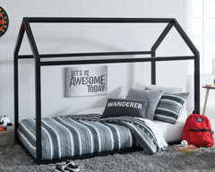Flannibrook Twin House Bed Frame - furniture place usa