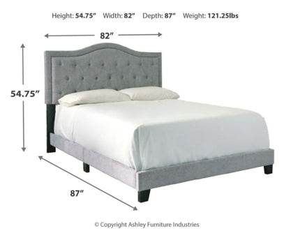 Jerary Queen Upholstered Bed - furniture place usa