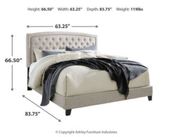 Jerary Queen Upholstered Bed - furniture place usa