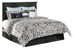 Maribel Queen/Full Panel Headboard Bed with Mirrored Dresser - furniture place usa