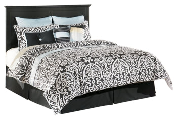 Maribel Queen/Full Panel Headboard Bed with Mirrored Dresser, Chest and 2 Nightstands - furniture place usa