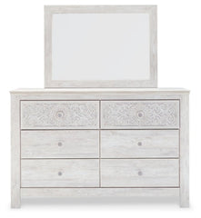 Paxberry Dresser and Mirror - furniture place usa