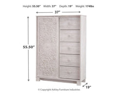 Paxberry Dressing Chest - furniture place usa
