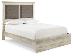 Cambeck King Upholstered Panel Bed with Dresser - furniture place usa