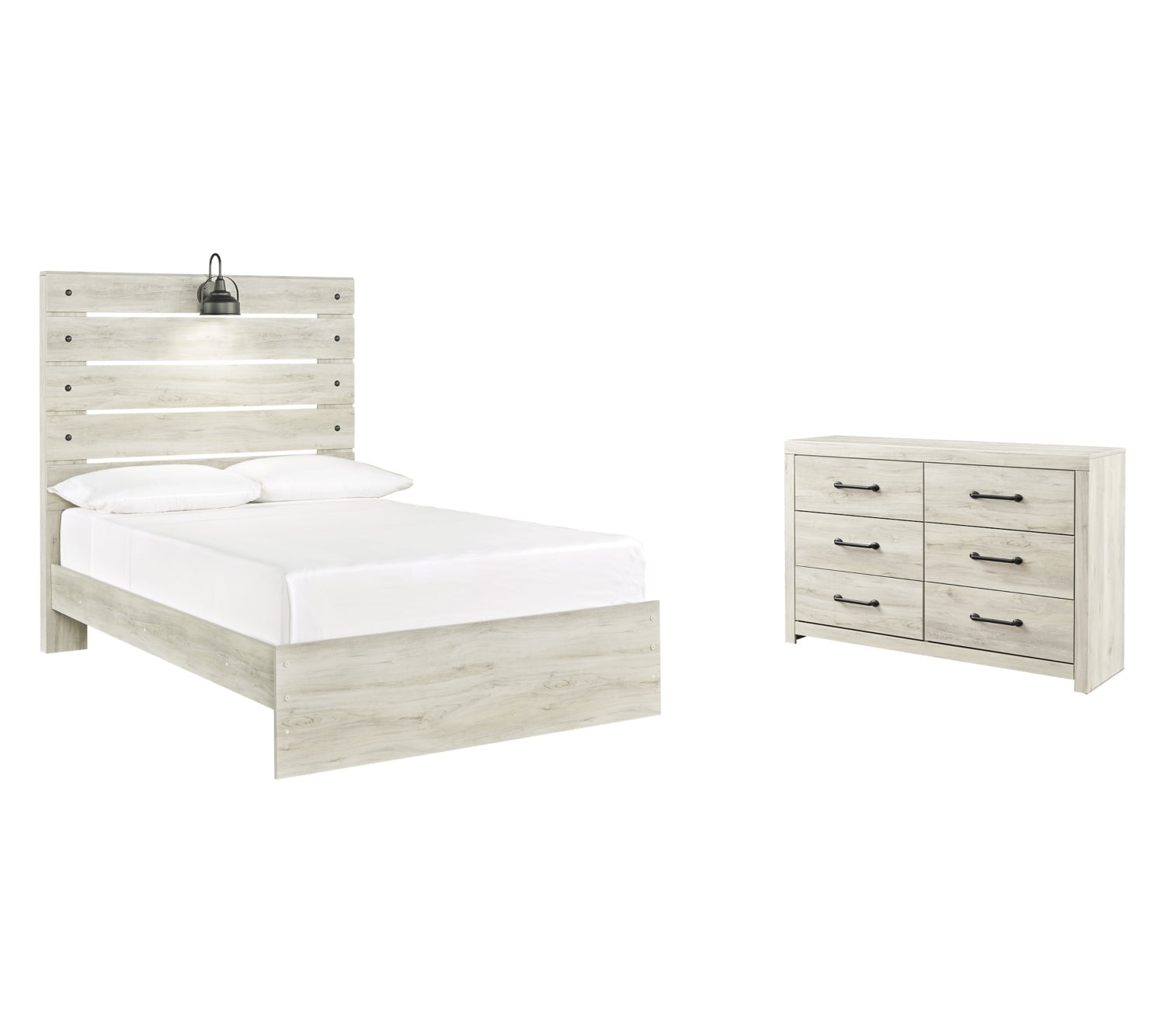 Cambeck King Panel Bed with Dresser
