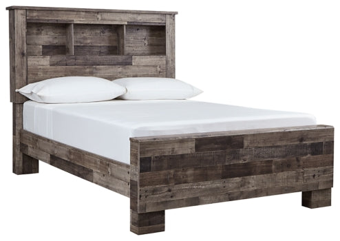 Derekson Full Panel Bed with Dresser - furniture place usa