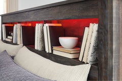 Drystan Queen Bookcase Headboard - furniture place usa