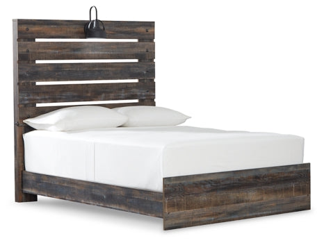 Drystan Twin Panel Bed with Nightstand - furniture place usa
