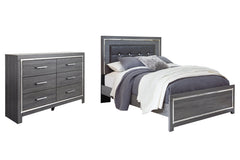 Lodanna Queen Panel Bed with Dresser - furniture place usa