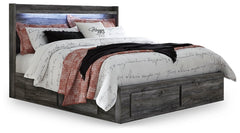 Baystorm Queen Panel Bed with 6 Storage Drawers - furniture place usa