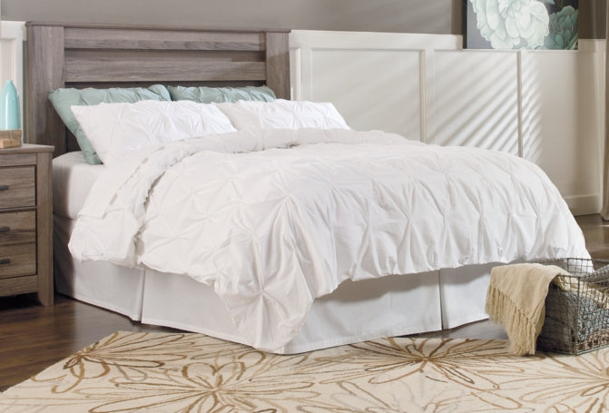 Zelen Queen/Full Panel Headboard Bed with Dresser - furniture place usa
