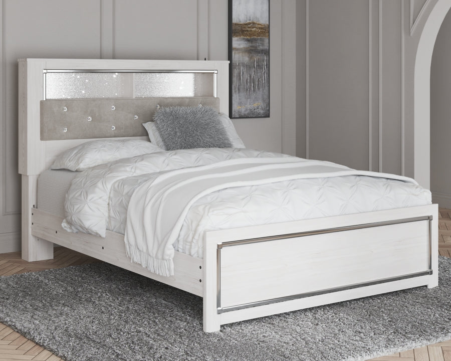 Altyra Queen Panel Bookcase Bed - furniture place usa