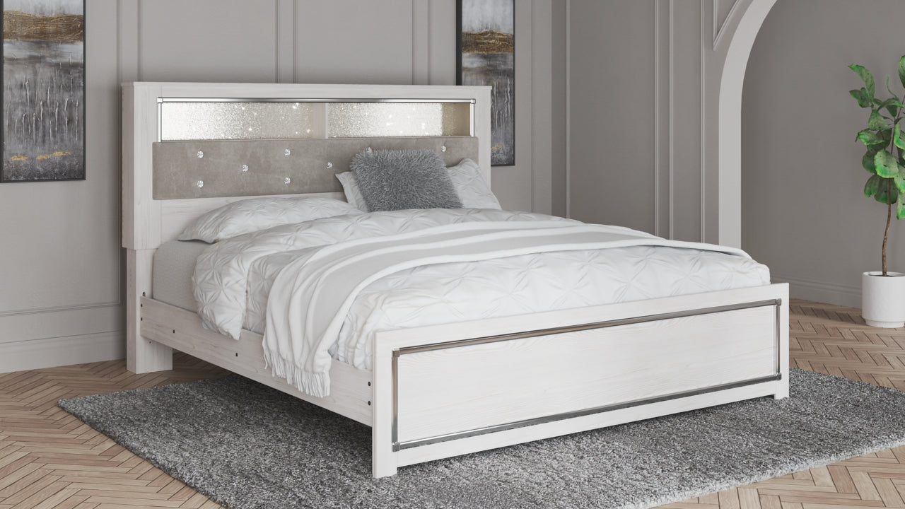 Altyra Queen Panel Bookcase Bed - furniture place usa
