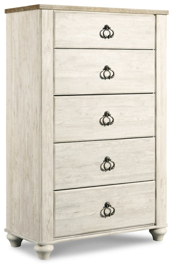 Willowton Chest of Drawers - furniture place usa
