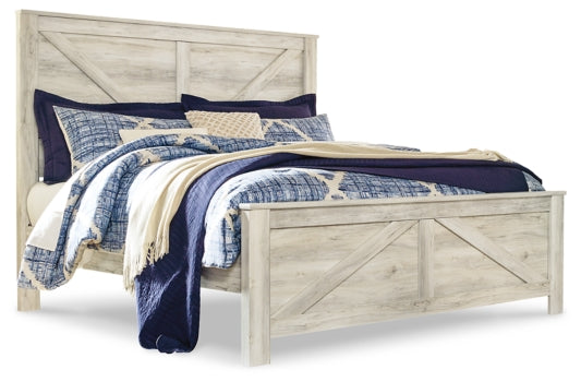 Bellaby Queen Crossbuck Panel Bed - furniture place usa