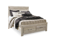Bellaby Queen Platform Bed with 2 Storage Drawers with Mirrored Dresser and 2 Nightstands - furniture place usa