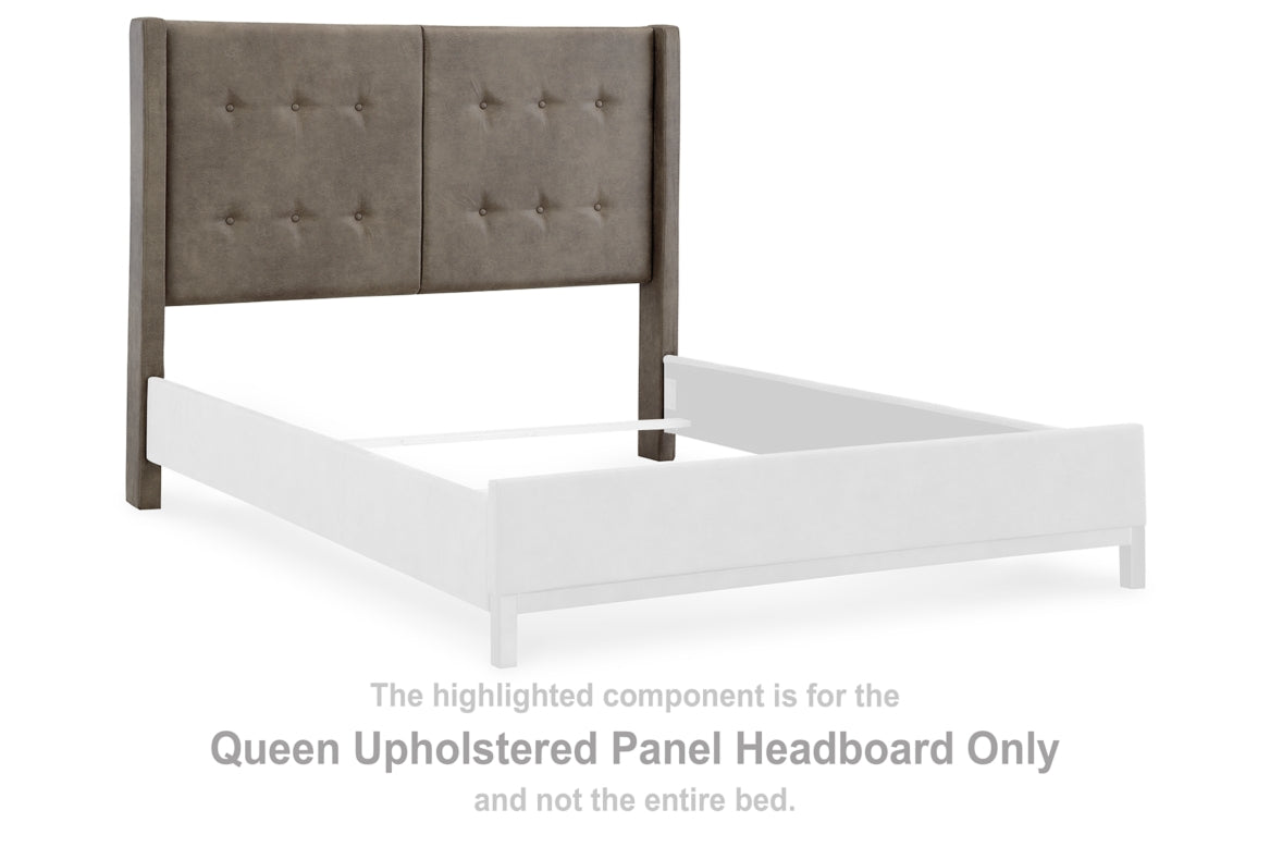 Wittland Queen Upholstered Panel Headboard - furniture place usa