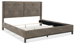 Wittland California King Upholstered Panel Bed - furniture place usa